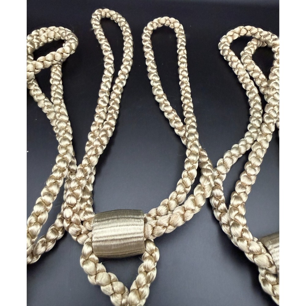 DÉCOPRO Tassel Tieback, Adjustable Cord Length, Set of 4, 16" - Picture 4 of 6